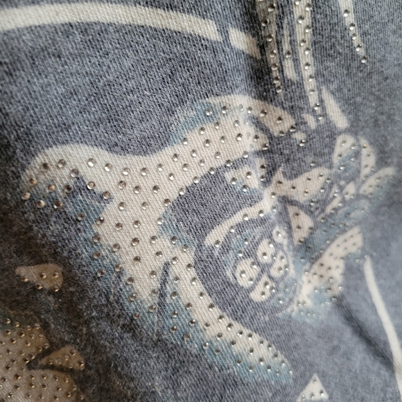 Vintage Ed Hardy Sweatshirt Hoodie • Gray • Size Large • Designer - Picture 9 of 10